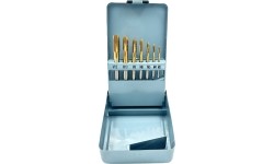 Sriegiklių rinkinys M3-M12 HSS M35 su TiN danga (7vnt)