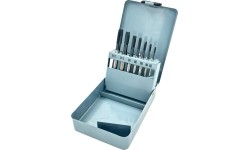 Taps set M3-M12 with TiAlN coat 7pcs, HSS M35 HSS4341