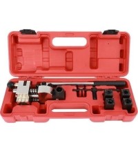 Turret type brake flaring tool kit