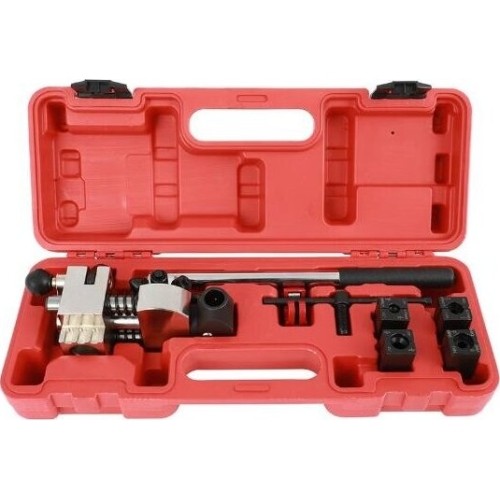 Turret type brake flaring tool kit