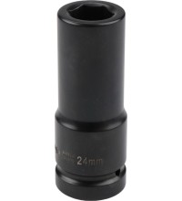 1" Dr. Deep Impact socket (L120mm) - 24mm