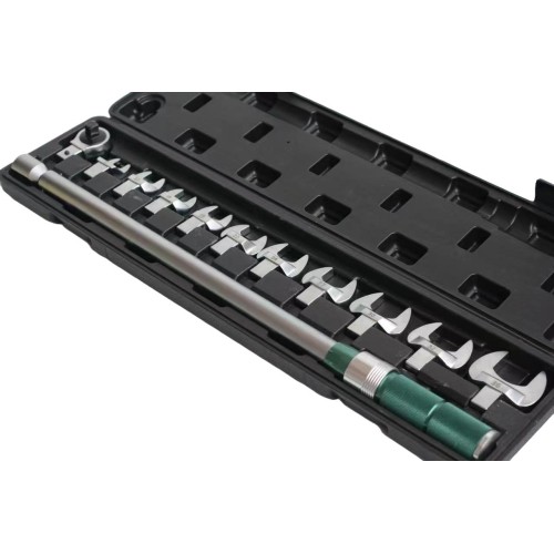 1/2" Dr. Pre-set digital torque wrench 50-350Nm with plug set