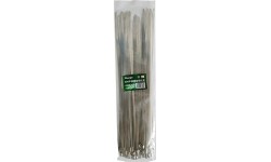 Tvirtinimo dirželiai (nerūdijančio plieno) - 4.6x350mm (100vnt)