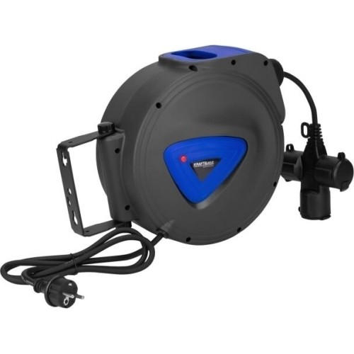Cable reel with auto-retraction 10m 3Gx1.5mm 250V