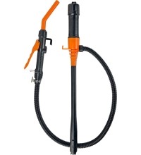 Fluid pump with manual gun