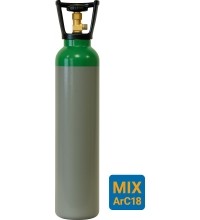 Dujų balionas Gaschema (PH 300 BAR) (MIX ArC18) (užpildytas) - 20 l