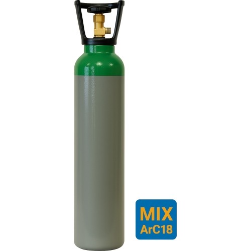 Dujų balionas Gaschema (PH 300 BAR) (MIX ArC18) (užpildytas) - 20 l