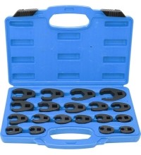 Veržliarakčių šoninių rinkinys 3/8" + 1/2" 19vnt. (8-32mm)
