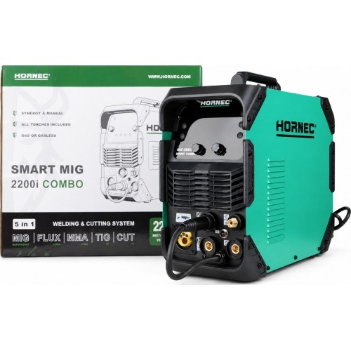 Suvirinimo aparatas HORNEC® smart SynMIG 2200i COMBO 5 in 1 (MIG / MMA  / TIG AC / TIG DC / PLASMA)