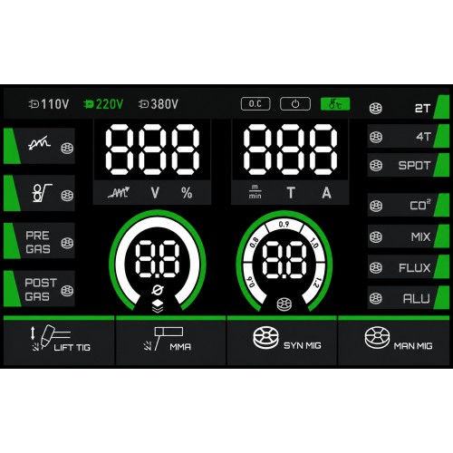 Suvirinimo aparatas HORNEC® smart SynMIG 2200i MAX (sinerginis suvirinimas iki 6 mm)
