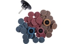 Sanding disc set 50 mm with holder 46pcs