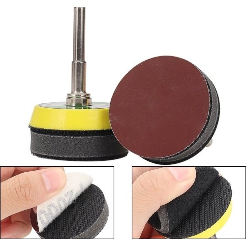 Sanding and brushing with shank set 240pcs