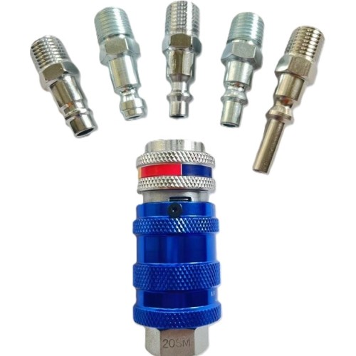 Safety quick coupler orion lincoln type. 5in1 Internal thread 1/2"