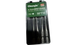 1/4" (6.3mm) Dr TORX impact bit, 5pcs. - T10 x 50mm