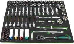 Tool tray set 330pcs (5 trays) for roller cabinet