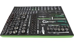 Tool tray set 330pcs (5 trays) for roller cabinet