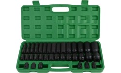 1/2" Galvučių smūginių rinkinys 8-32mm 35vnt.