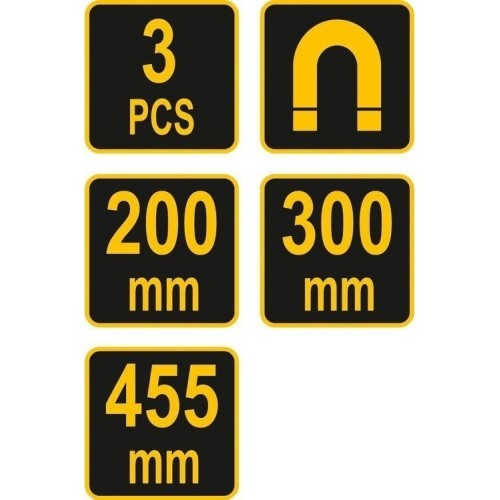 Magnetinių laikiklių įrankiams rinkinys (3vnt)