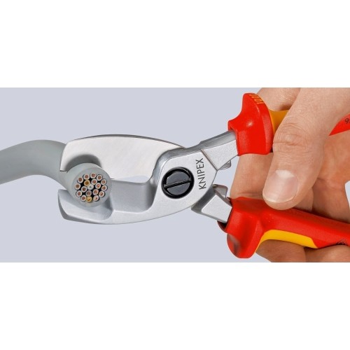 Kabelio kirpimo žirklės elektrikui VDE 200mm KNIPEX