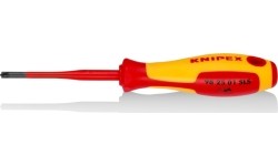 Screwdriver KNIPEX VDE (Slim) Plus/Minus pattern PZ/S1x187mm