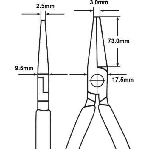 Prailgintos replės 200mm KNIPEX