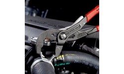 Spring hose clamp pliers 250 mm KNIPEX, with locking and retaining mechanism