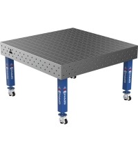 Suvirinimo stalas PRO 15 mm - 1500x1480mm - Φ16 - 100x100mm - Ant ratukų