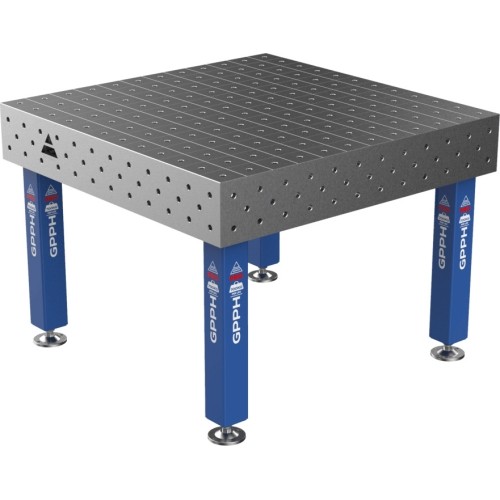 Suvirinimo stalas PRO 15 mm - 1200x1200mm - Φ16 - 100x100mm - Ant kojelių