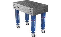 Welding table PRO 15 mm - 3000x1480mm - Φ16 - 50x50mm - On wheels