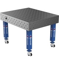 Suvirinimo stalas PRO 15 mm - 1200x1000mm - Φ16 - Įstrižinė - Ant ratukų