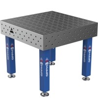 Suvirinimo stalas PRO 15 mm - 1000x1000mm - Φ16 - Įstrižinė - Ant kojelių