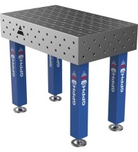 Welding table PRO 15 mm - 1000x600mm - Φ16 - Diagonal - On feet
