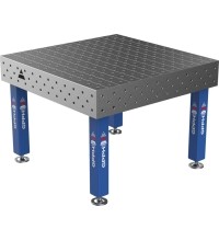 Suvirinimo stalas PRO 15 mm - 1200x1200mm - Φ16 - Įstrižinė - Ant kojelių
