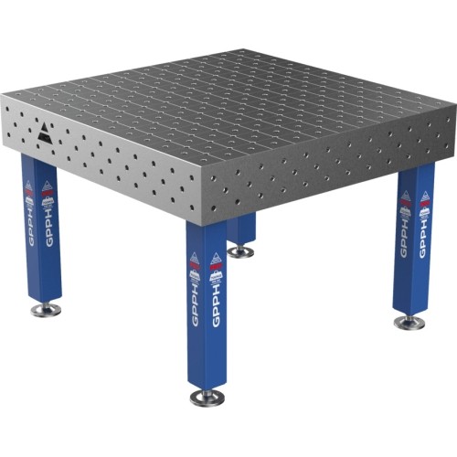 Suvirinimo stalas PRO 15 mm - 1200x1200mm - Φ16 - Įstrižinė - Ant kojelių