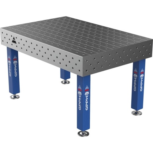 Suvirinimo stalas PRO 15 mm - 1500x1000mm - Φ16 - Įstrižinė - Ant kojelių
