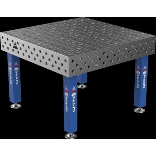 Suvirinimo stalas PRO 15 mm - 1200x1200mm - Φ28 - 100x100mm - Ant kojelių