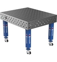 Suvirinimo stalas PRO 15 mm - 1200x1000mm - Φ28 - Įstrižinė - Ant ratukų