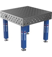 Welding table PRO 15 mm - 1000x1000mm - Φ28 - Diagonal - On feet