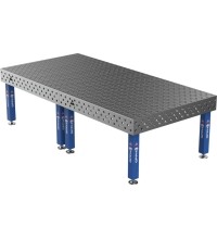 Suvirinimo stalas PRO 15 mm - 3000x1480mm - Φ28 - Įstrižinė - Ant kojelių