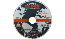 Pjovimo diskas Globe 125x22.2 Dynamic, juodam ir nerūd. plienui - 1.0 mm 