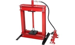 Hydraulic shop press with gauge 4t