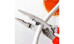 Replės elektros instaliacijos darbams VDE 200mm KNIPEX