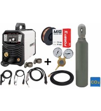 Pusautomačio KOMPLEKTAS FORBY® MIG-200LT PRO (sinerginis)  + CO2 balionas 8l su priedais