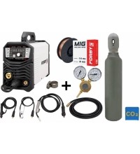 Semi-automatic KIT FORBY® MIG-200LT PRO (synergistic) + CO2 cylinder 8l with accessories
