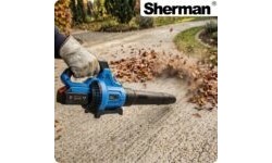 Cordless leaf blower "Sherman ET-508 XXL" with 2 × 4.0 Ah batteries