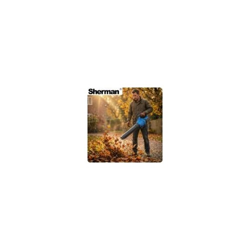 Cordless leaf blower "Sherman ET-508 XXL" with 2 × 4.0 Ah batteries