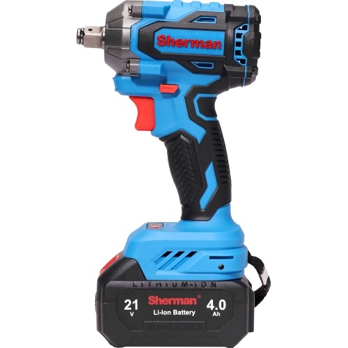 Cordless impact wrench "Sherman ET-105" 500 Nm with 2 batteries and casese