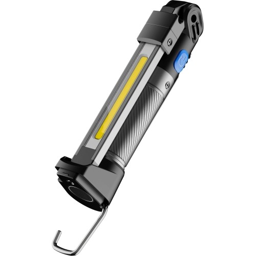 Prožektorius darbui lankstus su UV COB+SMD (įkraunamas)
