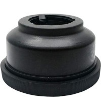 Quick realease nut plastic pressure lid with rubber buffer
