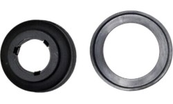 Quick realease nut plastic pressure lid with rubber buffer